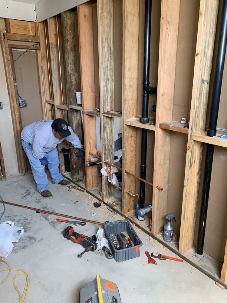 Commercial rough-in plumbing for Water Heater Replacement in Northwood Hills